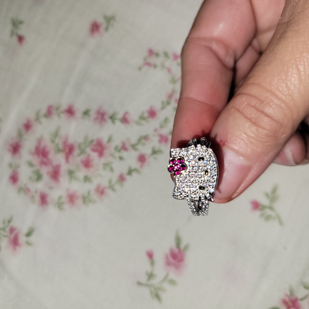 Hello Kitty Diamonique Ring - Picture 7 of 9